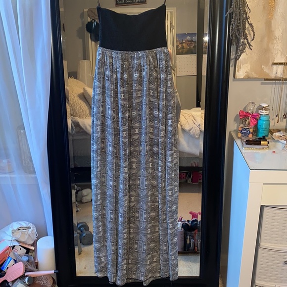 Roxy Printed Strapless Maxi Dress - Picture 3 of 3